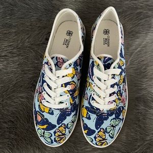 Cushion Walk byAvon effervescent butterfly sneaker